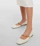 Jimmy Choo Diamond Tilda patent leather ballet flats
