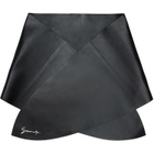 Givenchy Black Lamb Leather Scarf
