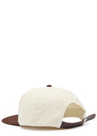 Picante Record Crew Embroidered Cotton cap - Cream - One Size