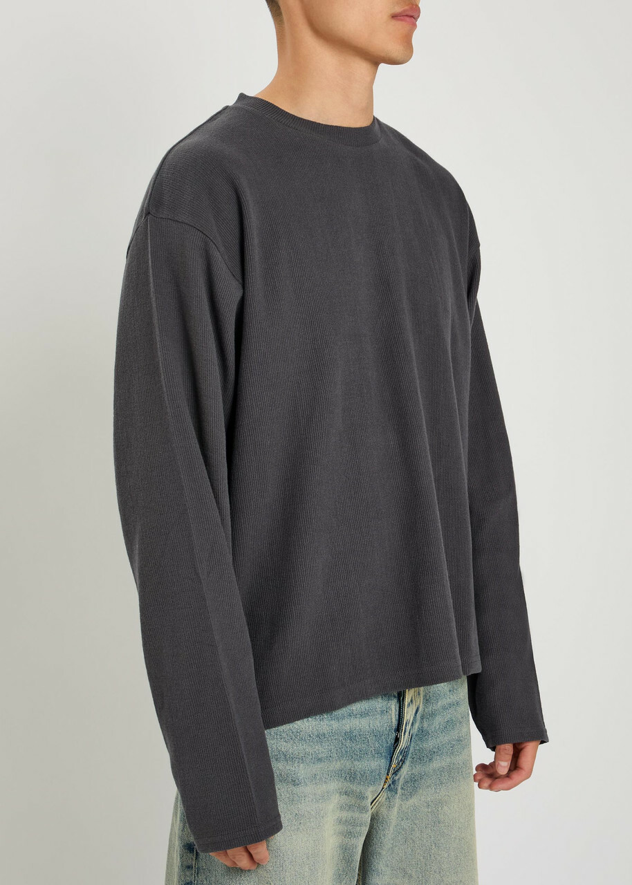 Won Hundred Steven Cotton-knit T-shirt Black