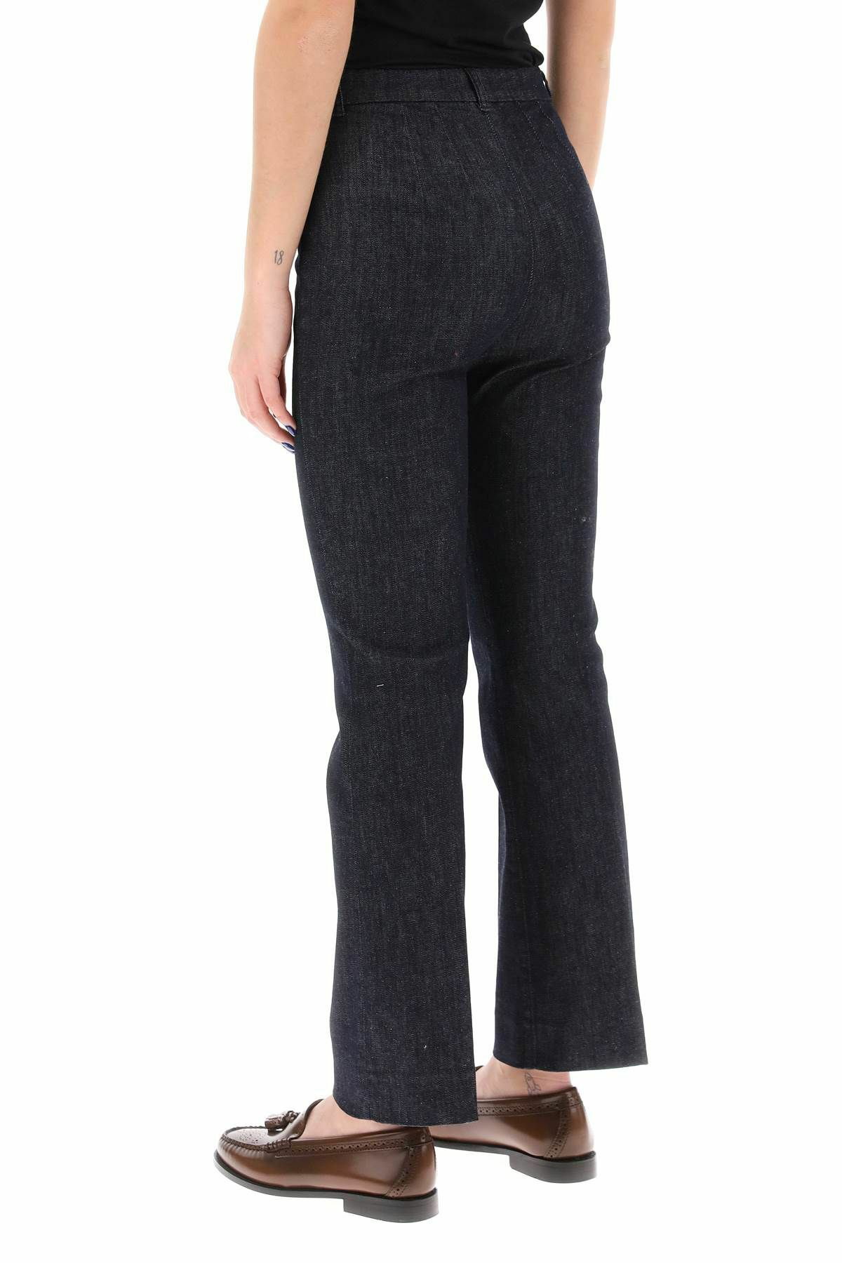 S MAX MARA alan kick flare jeans Blue S Max Mara