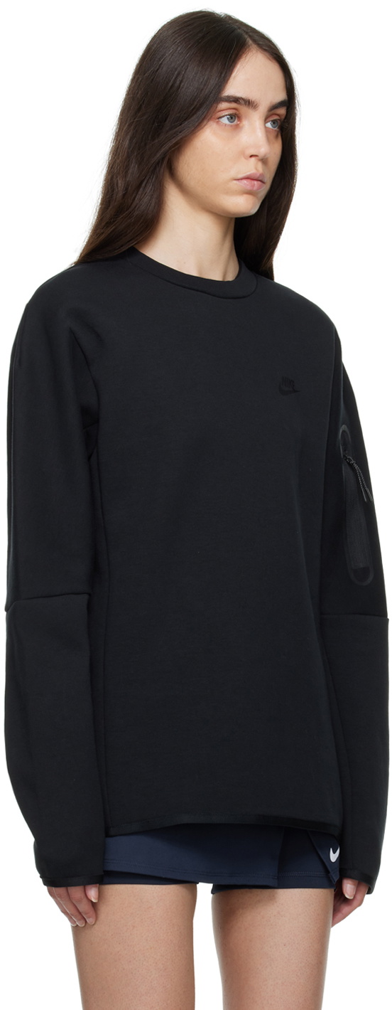 Nike Black Sportswear Tech Sweatshirt