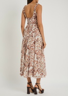 Needle & Thread Leopard-print Chiffon Midi Dress