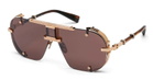 Balmain Colonel - Rose Gold / Brown Swirl Sunglasses