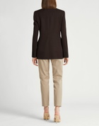 Drumohr Womens Blazer Dark in Brown