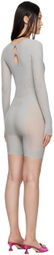 Poster Girl Gray Jetta Jumpsuit