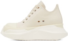 Rick Owens Drkshdw Off-White Abstract Sneakers