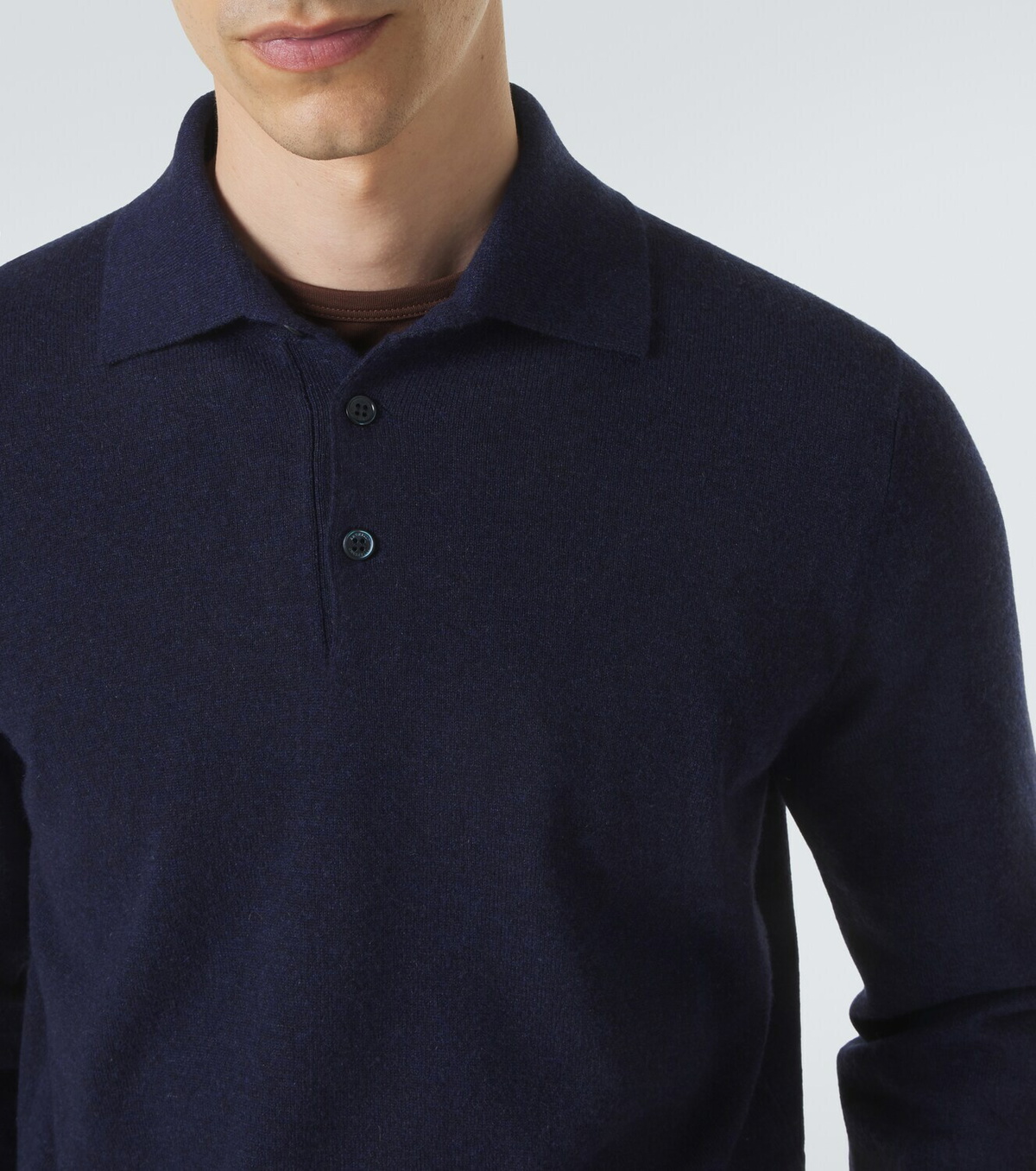 Brunello Cucinelli Cashmere polo sweater