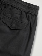 JOHN ELLIOTT - Slim-Fit Cotton Drawstring Cargo Trousers - Black - S