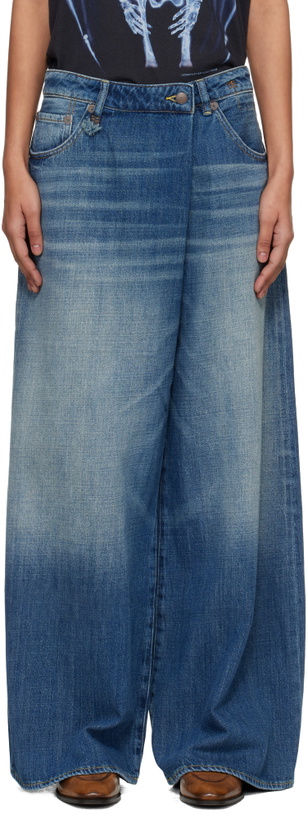 Photo: R13 Blue Nico Wrap Jeans