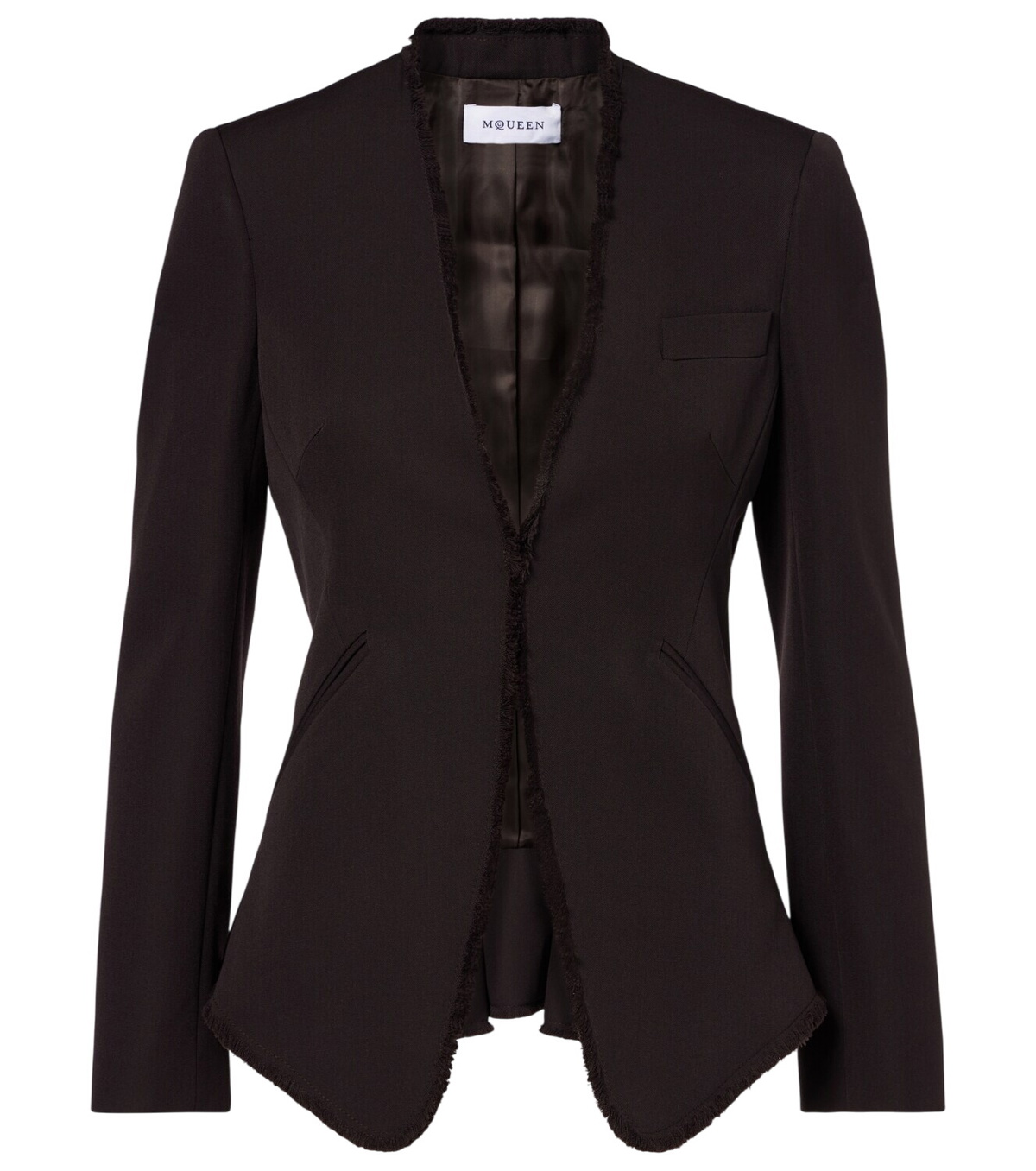 ALEXANDER MCQUEEN denim cocoon jacket Blue Alexander McQueen