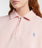 Polo Ralph Lauren Cotton-blend fleece half-zip sweatshirt