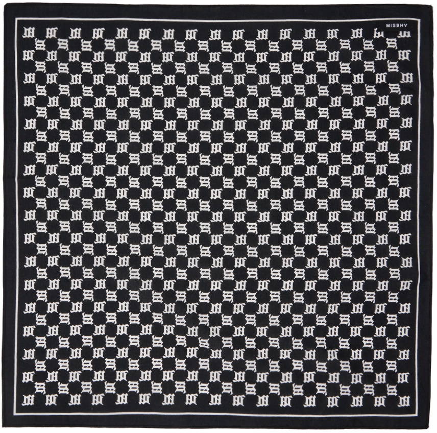 MISBHV Black Monogram Bandana MISBHV