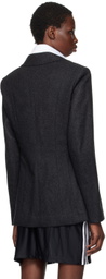 Wales Bonner Gray Iris Blazer