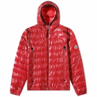 Moncler Men's Galion Hooded Down Jacket in Red