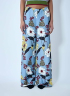 Marni Wide-Leg Floral Trousers