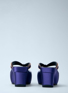 Dries Van Noten Satin Platform Thong Sandals