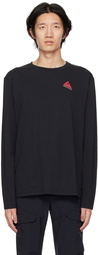 Klättermusen Black Runa Verkstad Long Sleeve T-Shirt