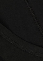Veronica Beard Top Cindy SS Veck T-shirt Black