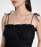 Melissa Odabash Ophelia smocked cotton midi dress