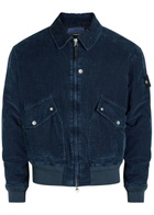 Stone Island Padded Corduroy Jacket Indigo