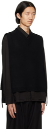 Craig Green Black V-Neck Vest