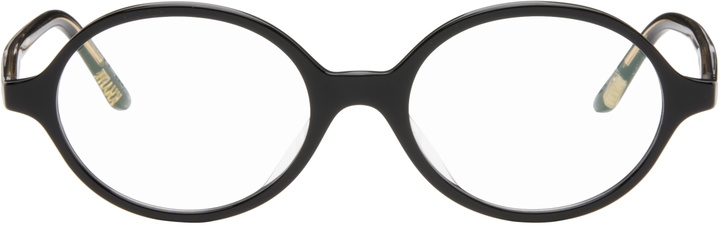 Photo: KHAITE Black Oliver Peoples Edition 2000RX Glasses