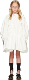 Shushu/Tong SSENSE Exclusive Kids White Cotton Tiered Dress