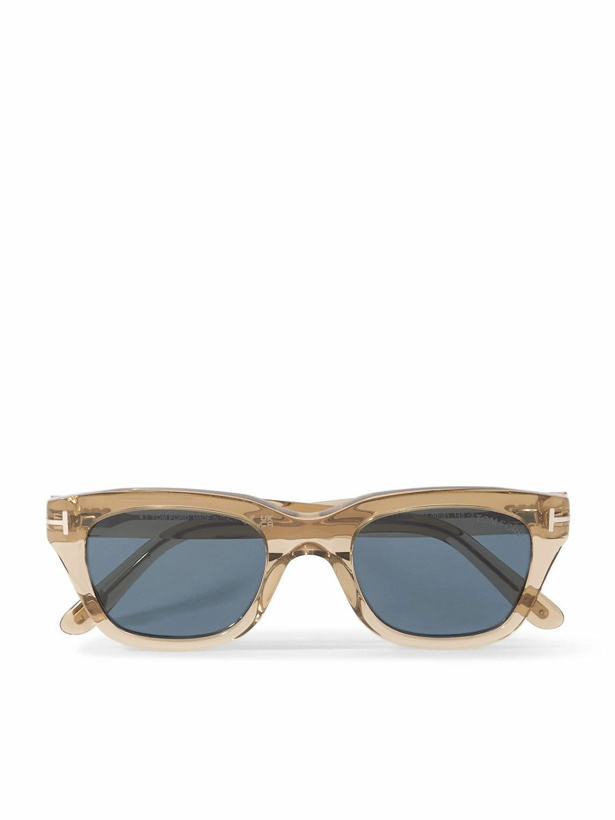 Photo: TOM FORD - Snowdon Square-Frame Acetate Sunglasses