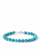 Needles - Silver-Tone Turquoise Beaded Bracelet