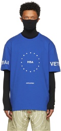 Hood by Air Blue Veteran Stars T-Shirt