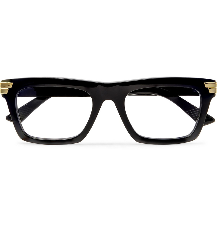 Photo: Bottega Veneta - Square-Frame Acetate Optical Glasses - Black