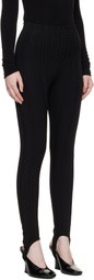 Mugler Black Jersey Milano Leggings