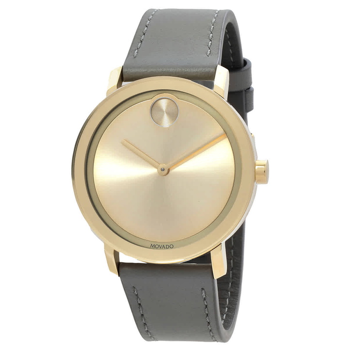 Photo: Movado Bold Evolution Quartz Gold Dial Unisex Watch 3600783