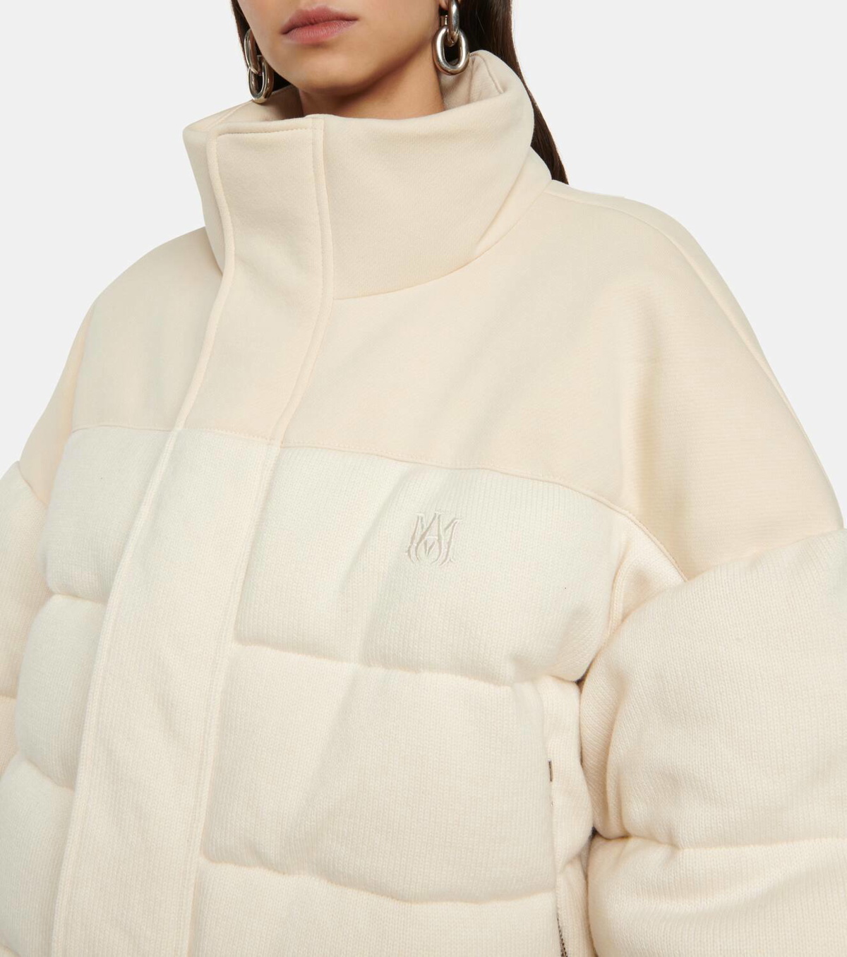 Amiri Cotton and cashmere-blend puffer jacket Amiri