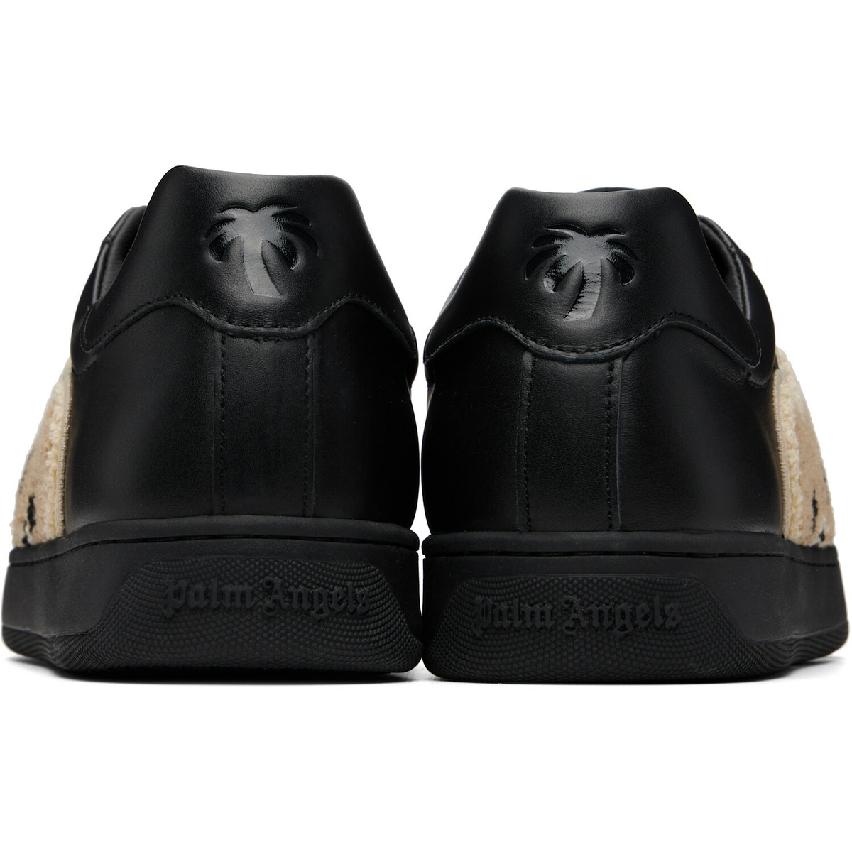 Palm Angels Black Bear Tennis Sneakers