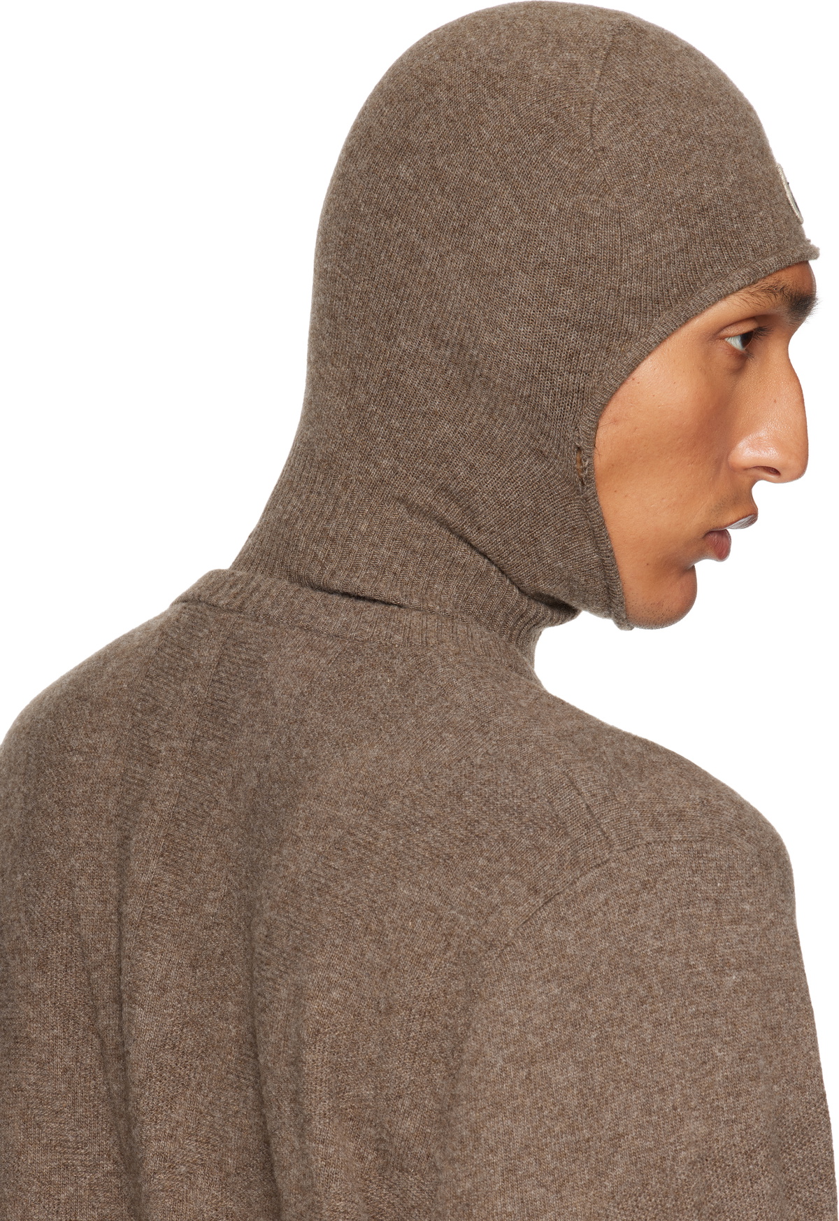 モンクレールRick Owensコラボニット帽 Rick Owens x MONCLER KNIT SKULLニットキャップ