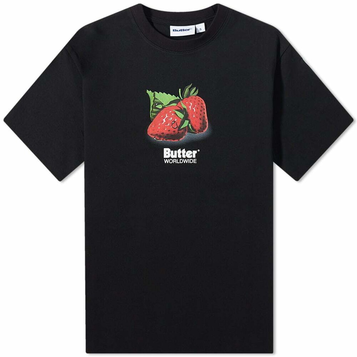 Photo: Butter Goods Men's Berries T-Shirt in Black