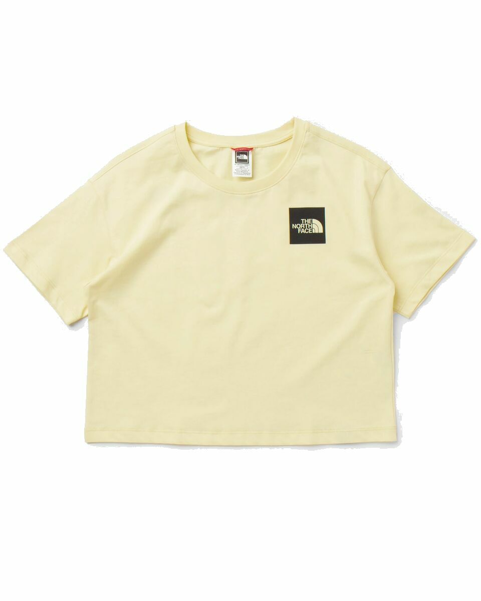 Photo: The North Face Wmns Cropped Fine Tee Yellow - Womens - Shortsleeves