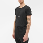 Saint Laurent Men's Classic Archive Logo T-Shirt in Black