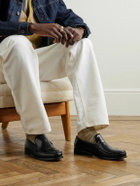 G.H. Bass & Co. - Weejun Cobra Venetian Leather Loafers - Black