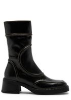 Miista Malene 65 Leather Mid-calf Boots Black
