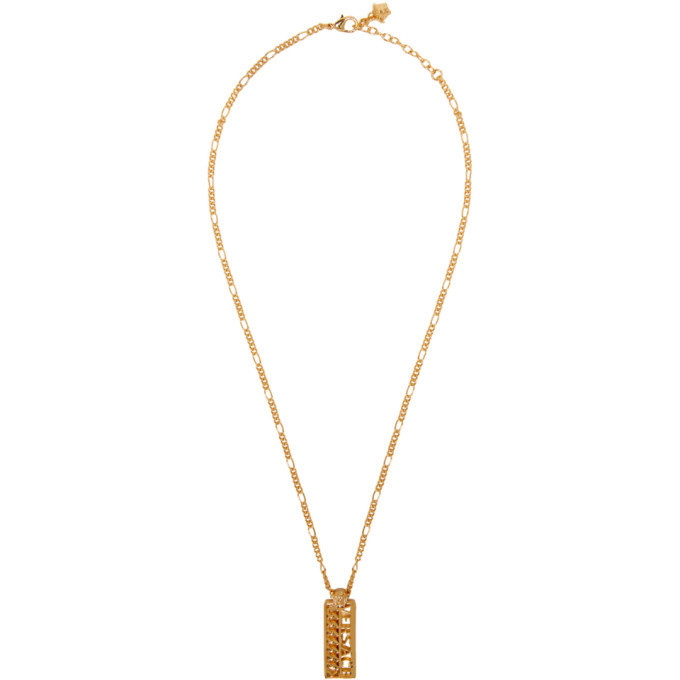 Photo: Versace Gold Logo Necklace