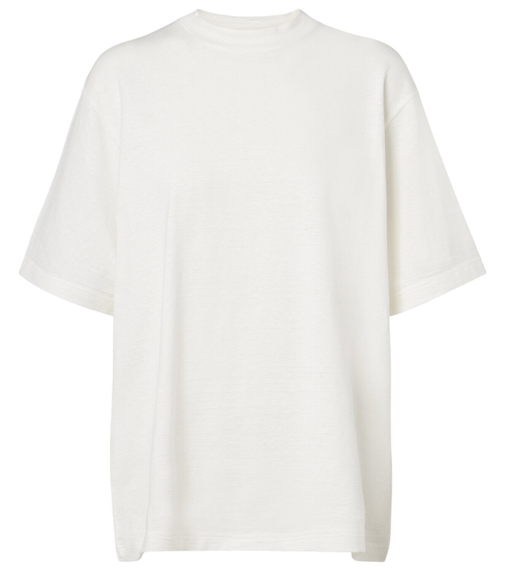 Photo: The Row Estavo oversized linen-blend T-shirt