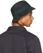 A.P.C. Green Check Alex Bucket Hat