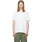 BALMAIN White Embroidered 'Balmain Paris' T-shirt