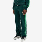 AMIRI Men's Stack Logo Velour Track Pants in Green