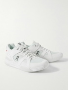 ON - The Roger Clubhouse Pro Leather and Mesh Tennis Sneakers - White