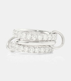 Spinelli Kilcollin Juno 18kt white gold ring with diamonds