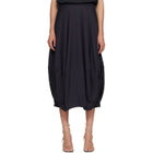 LEMAIRE Black Balloon Maxi Skirt